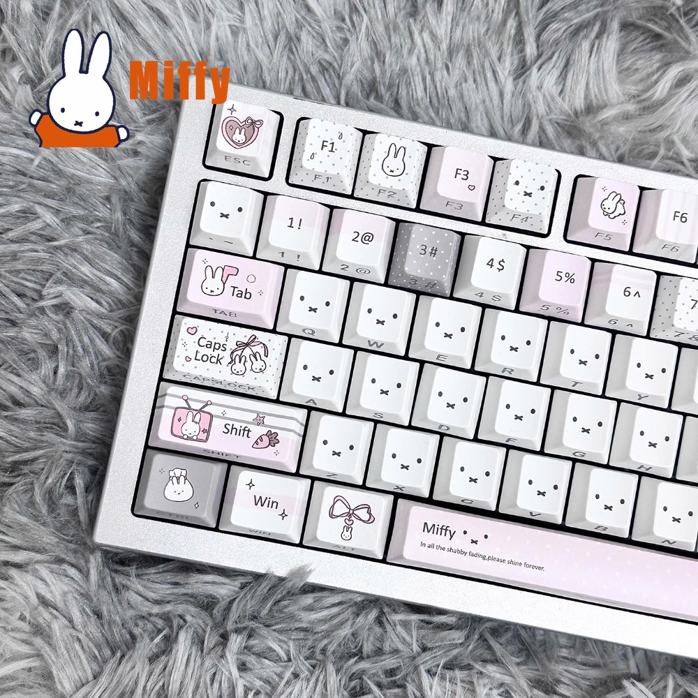Office Tech - Set de Teclas Kawaii Miffy para