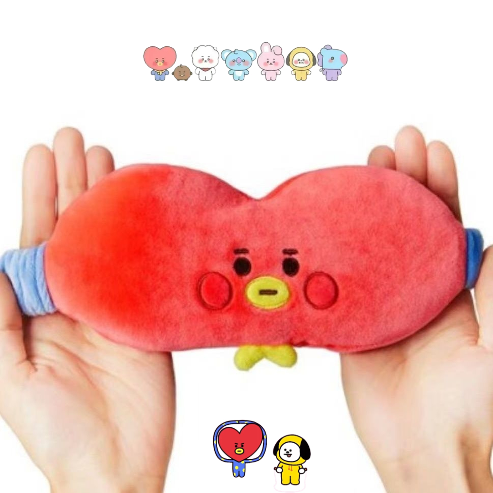 Office Tech - Antifaz de peluche BT21 con diseño