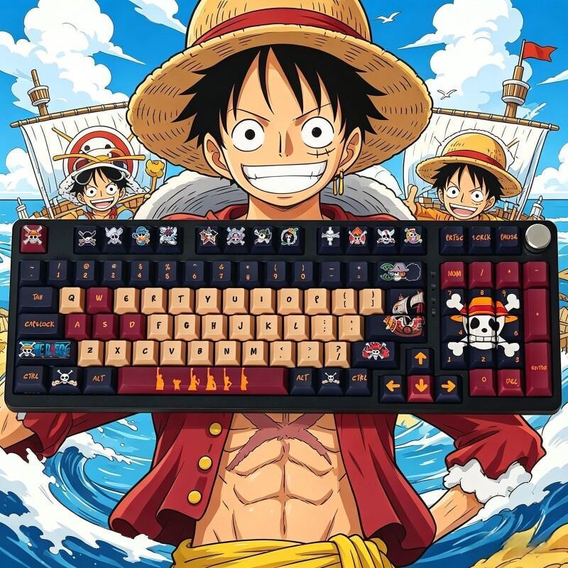 Office Tech - Juego de Teclas BANDAI One Piece