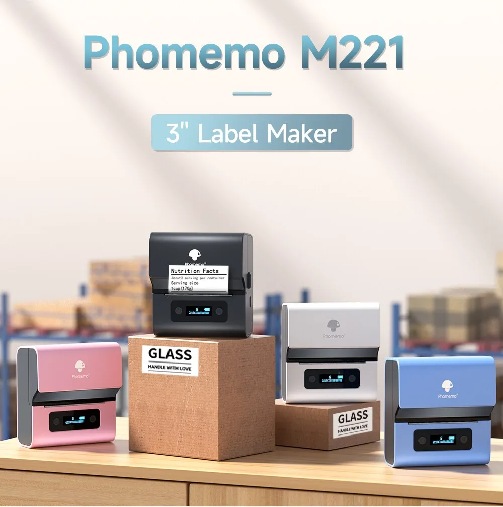 Real Phomemo M221 3 pulgadas i - Label Printer Thermal reseña y precio