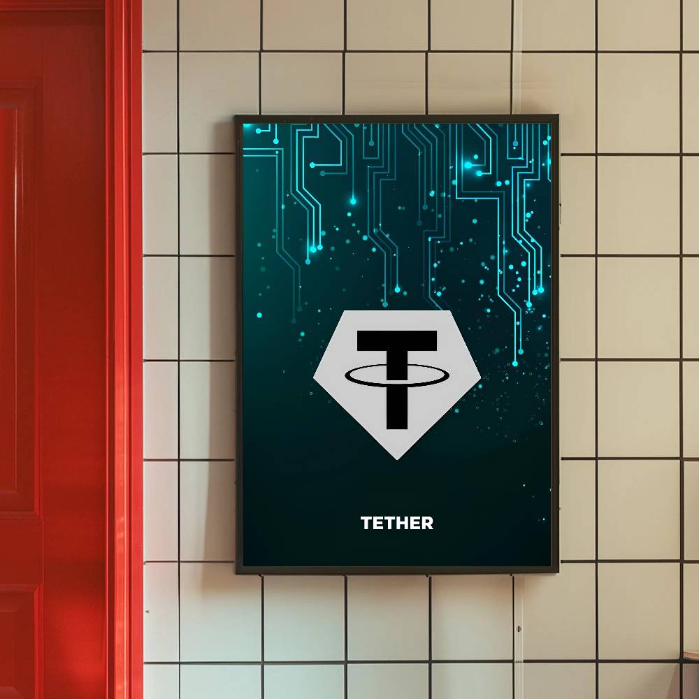 Póster con Símbolo de Criptomo - Tech Office Wallpaper reseña y precio