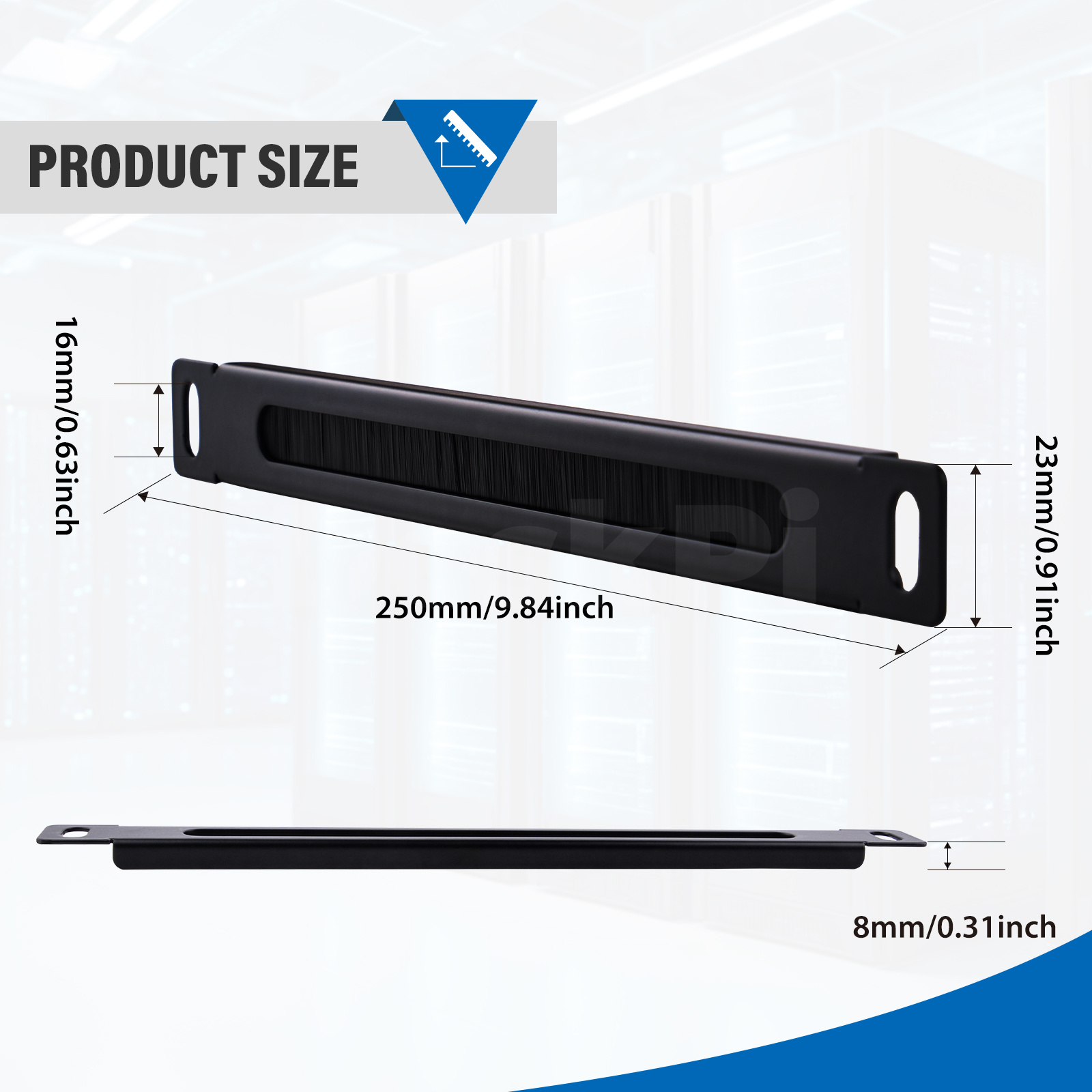 Estante DeskPi 0.5U de 10 pulg - Server Rack Shelf reseña y precio