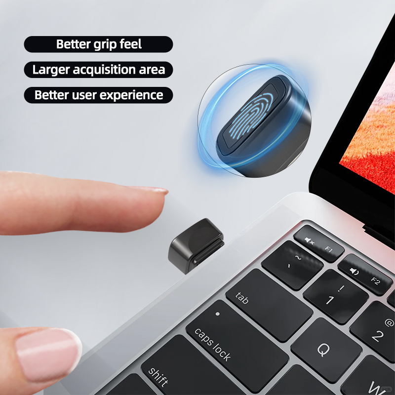 Lector biométrico de huellas d - Pc Security Lock reseña y precio