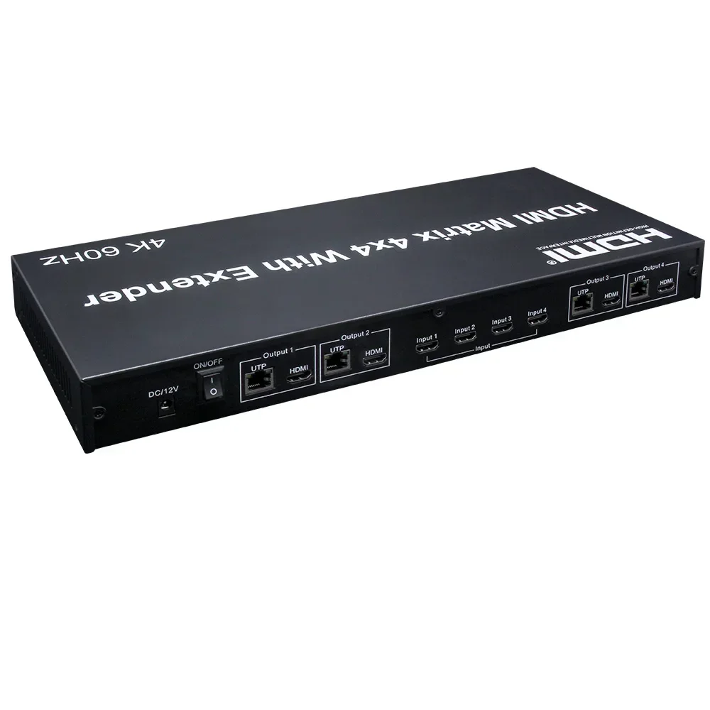 Matriz HDMI2.0 4x4 4K 60Hz con - Ethernet Switch 8 Port reseña y precio