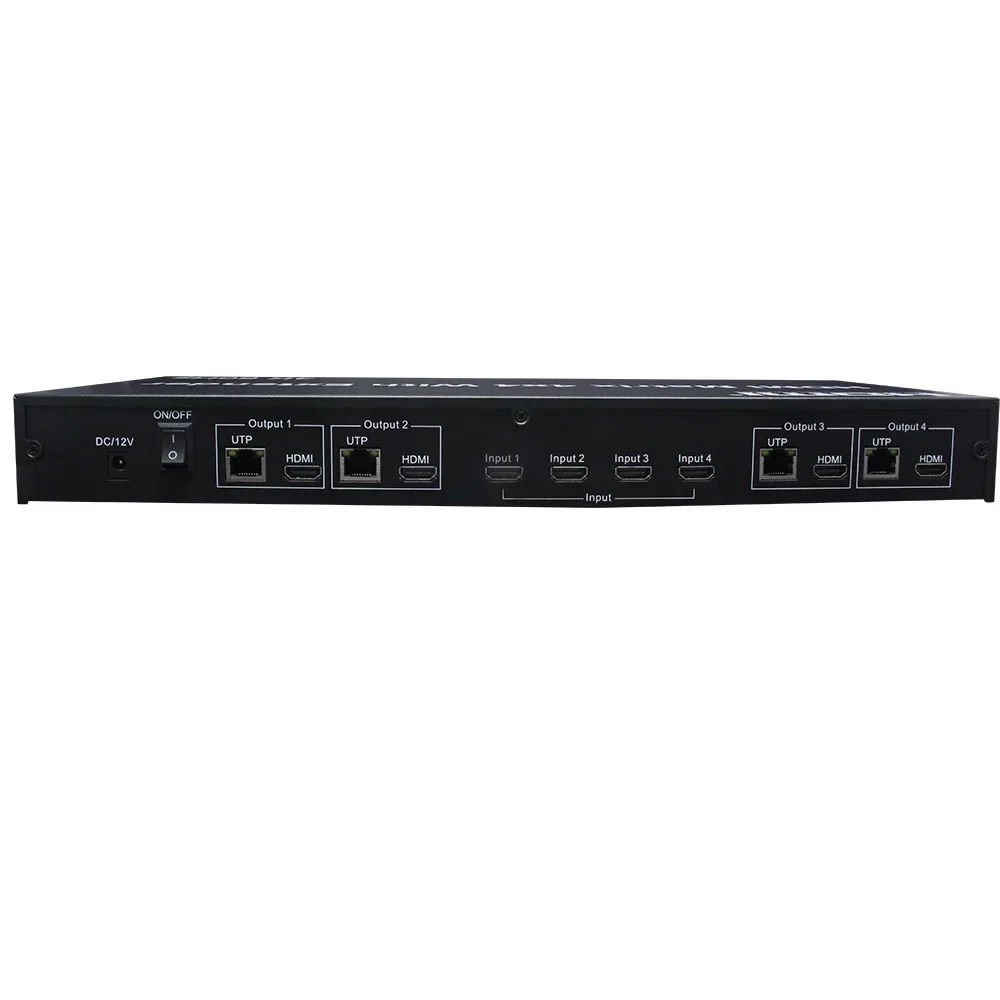 Matriz HDMI2.0 4x4 4K 60Hz con - Ethernet Switch 8 Port reseña y precio