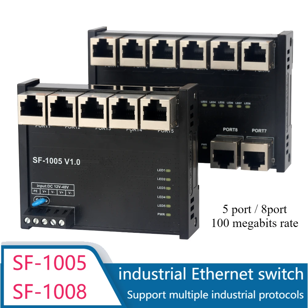Switch Ethernet Industrial de  - Ethernet Switch 8 Port reseña y precio