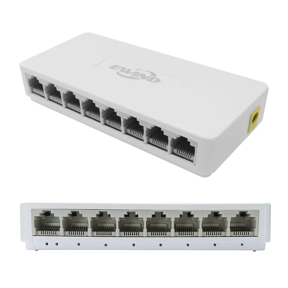 Nuevo Conmutador Ethernet de 1 - Ethernet Switch 8 Port reseña y precio