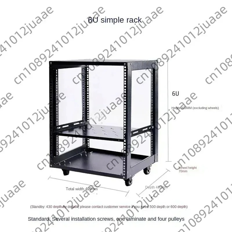 Gabinete de red abierto Simple - Server Rack Shelf reseña y precio
