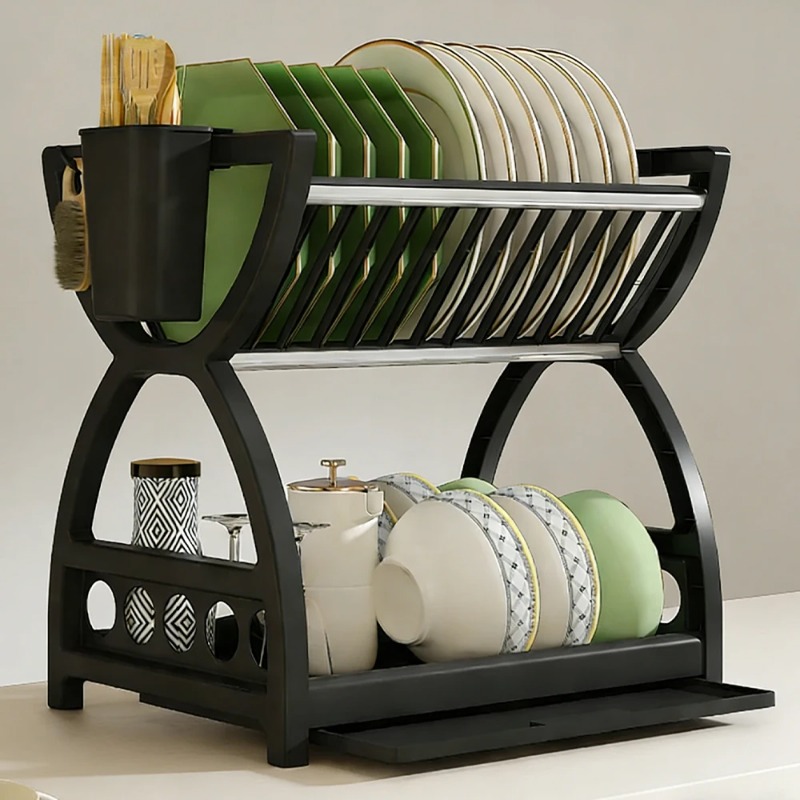 Escurridor de Platos de 2 Nive - Server Rack Shelf reseña y precio