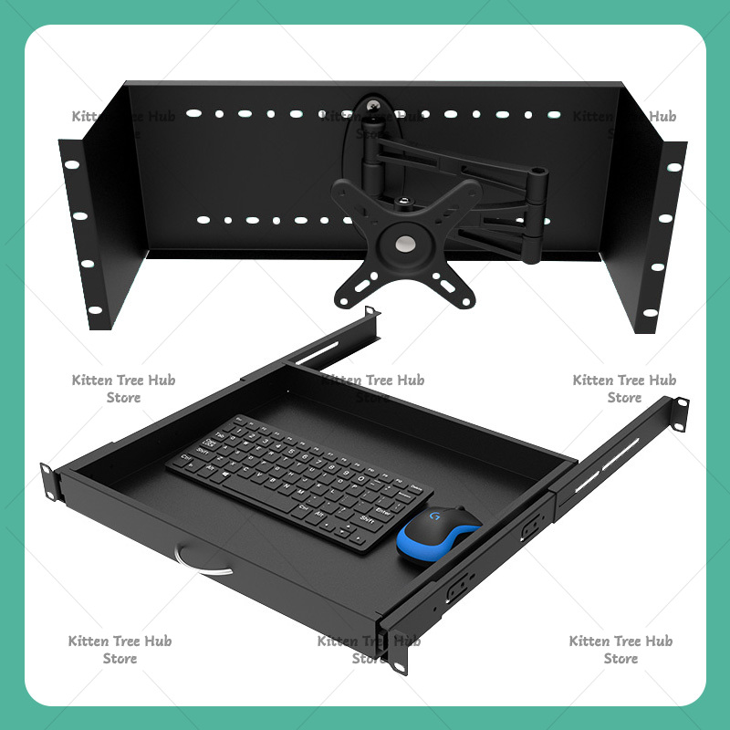 Bandeja de Teclado Deslizable  - Server Rack Shelf reseña y precio